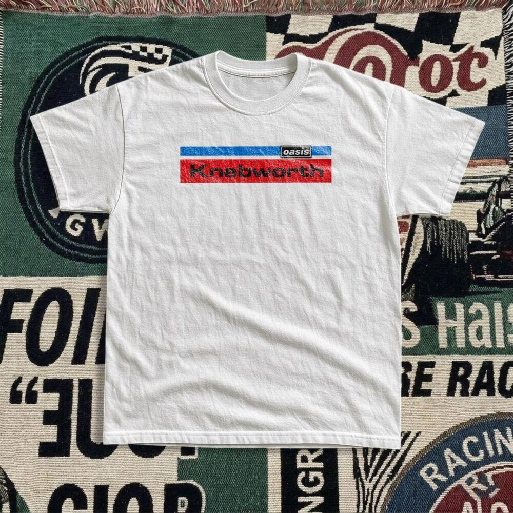 Oasis Concert Knebworth 1996 Britpop Music Fan Graphic T-shirt